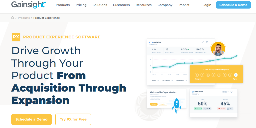 Digital adoption platform Gainsight PX 1