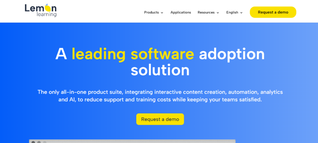 Digital adoption platform lemon learning 1