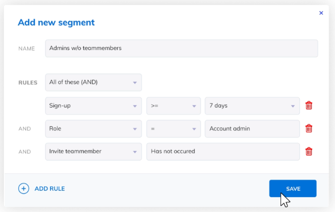 customer engagement software Product Fruits user segmentation