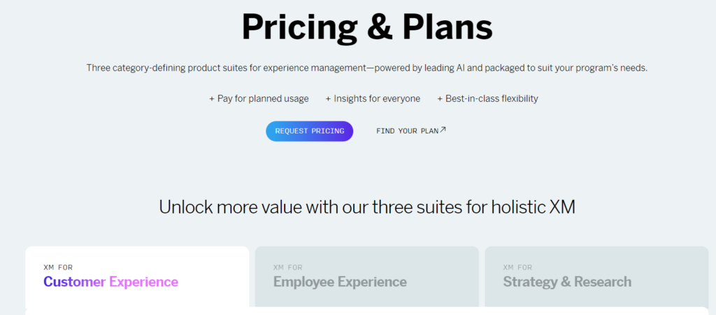 customer_engagement_software_Qualtrics pricing