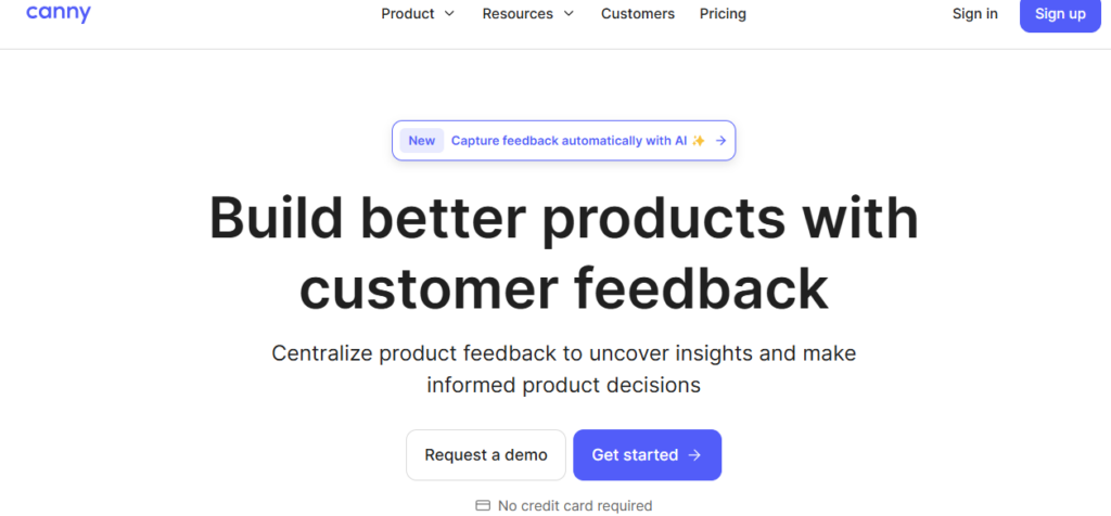 Product Feedback Tools - Canny