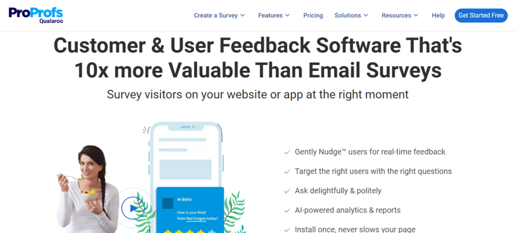 Product Feedback Tools - Qualaroo