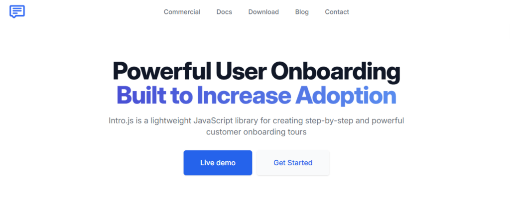 User Onboarding Automation Tools- Intro.js