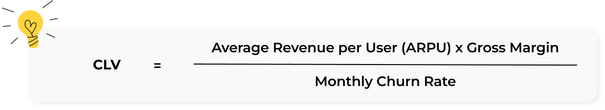 CLV simplified formula