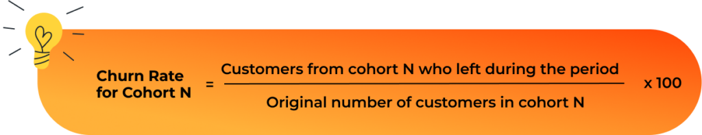 Understanding Churn Rate - Cohort Formula