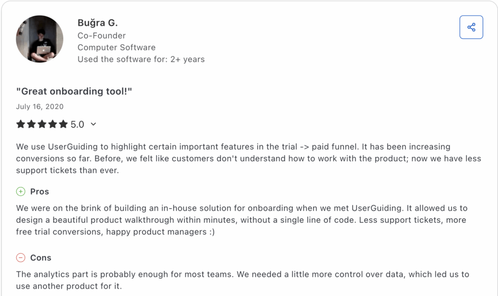 Best Product Tour Software for User Onboarding in 2025 Complete Comparison Guide 8b userguiding