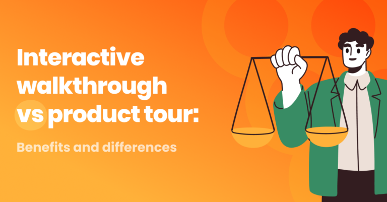 Interactive walkthrough vs product tour cover image