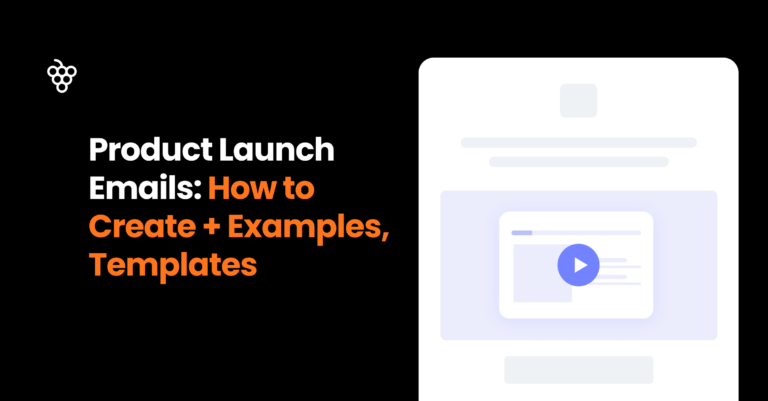 product launch email blog post