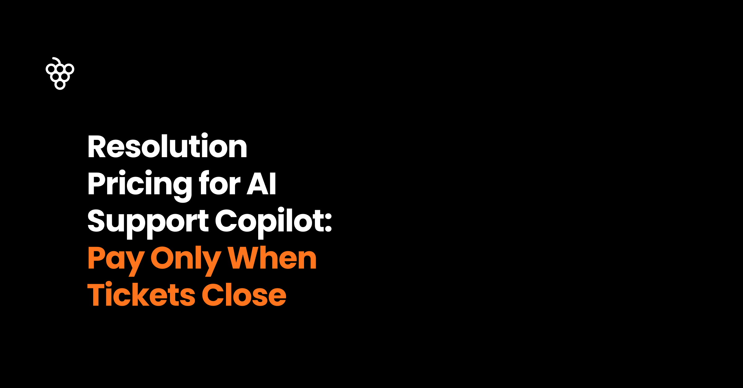 resolution pricing for AI copilot