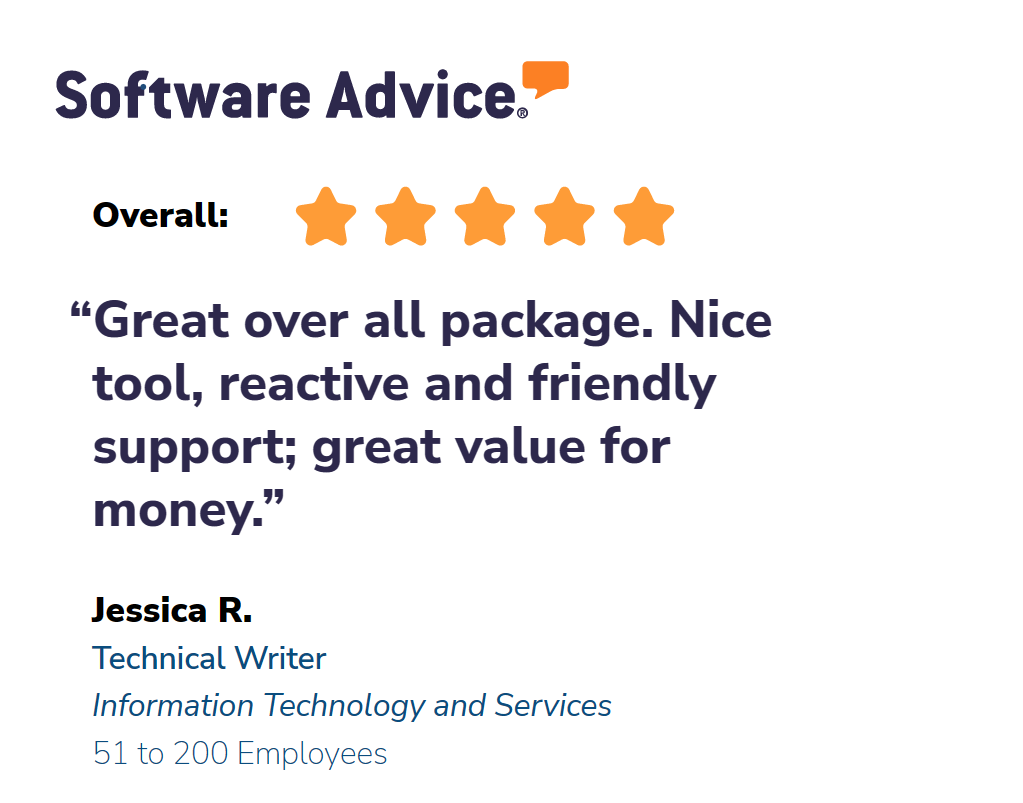 Software Advice review