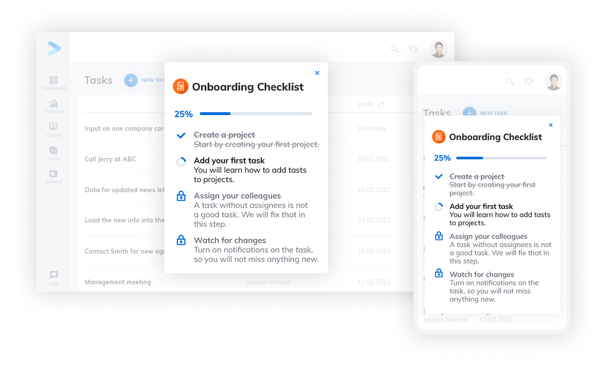 user onboarding checklists